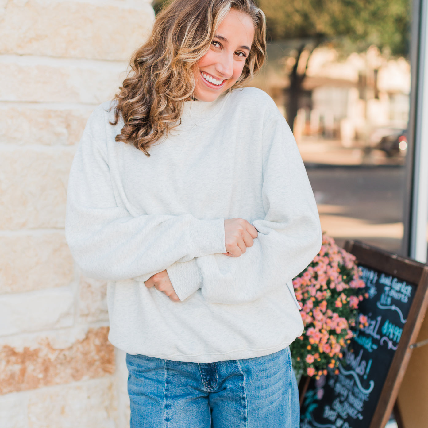 Zoe Sweatshirt | Heather Grey
