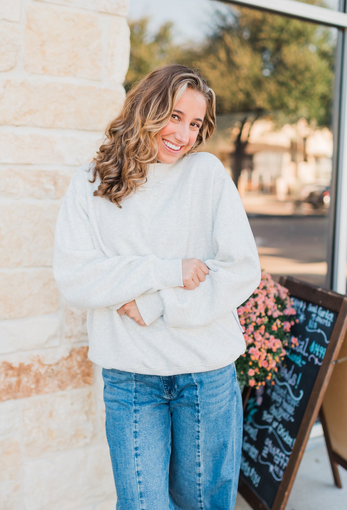 Zoe Sweatshirt | Heather Grey