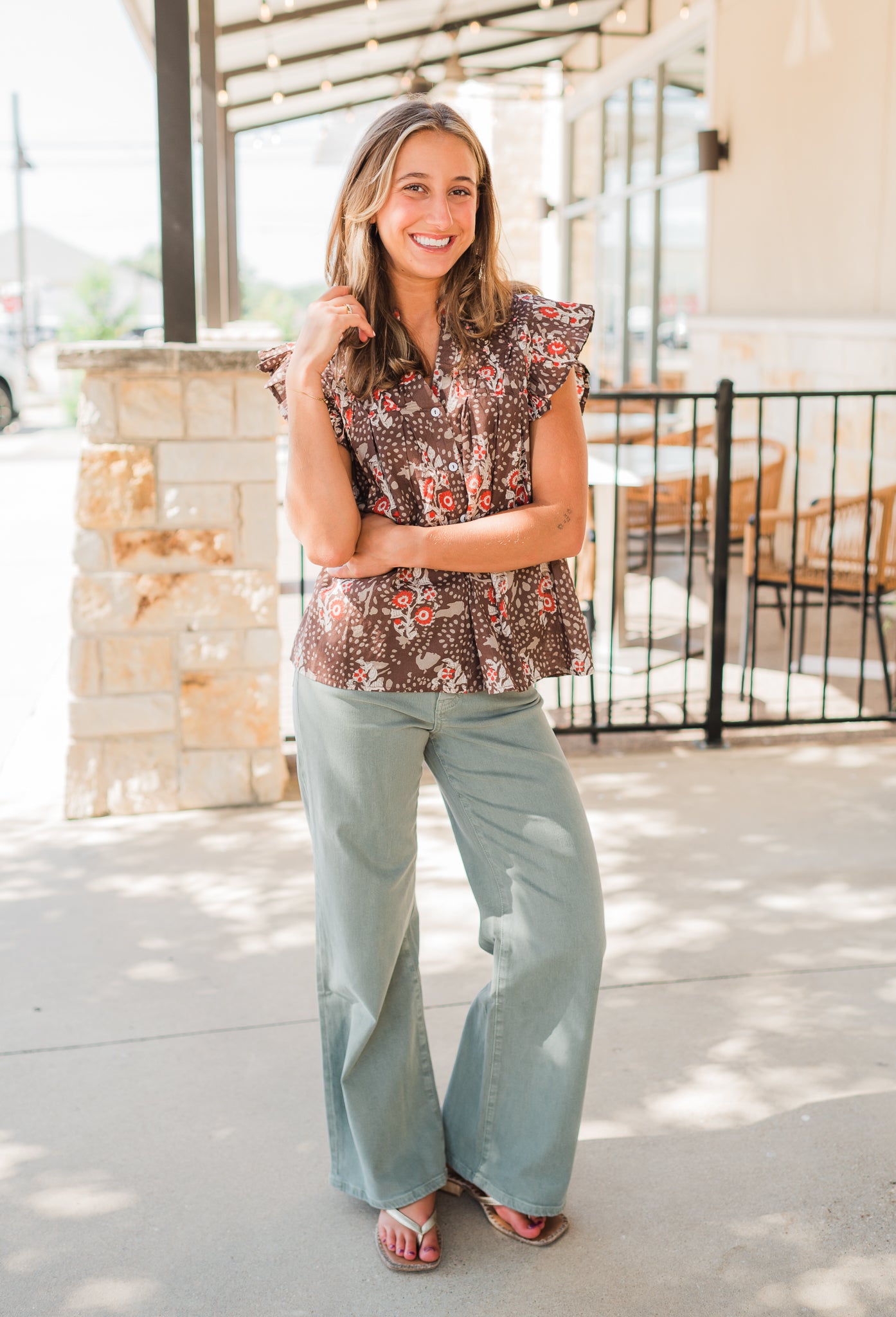 Kinleigh Top | Brown
