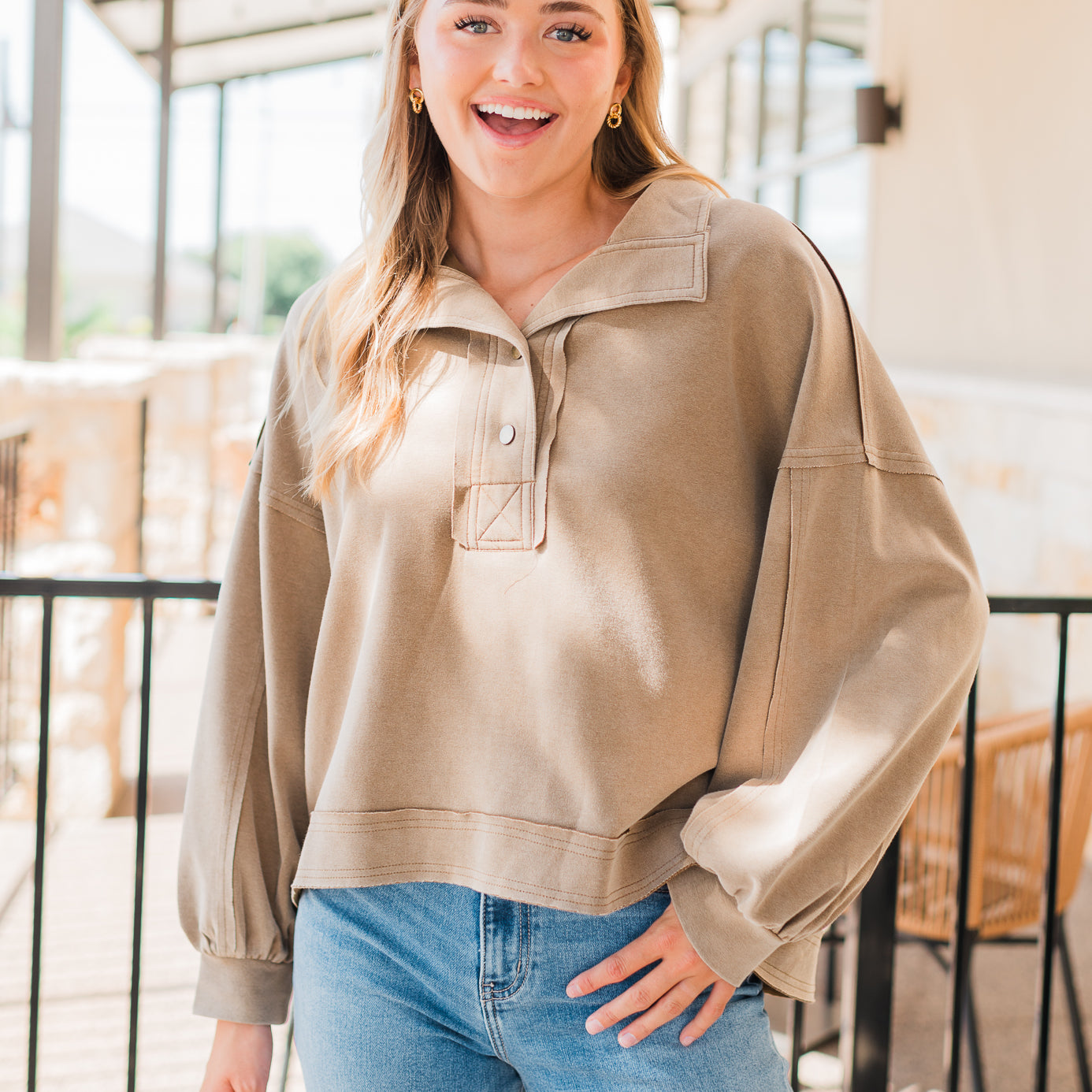 Hendrix Pullover | Mocha