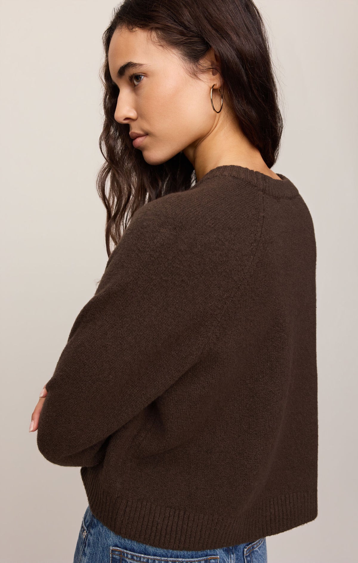 Z Supply | Coming Up Sweater | Dark Chocolate
