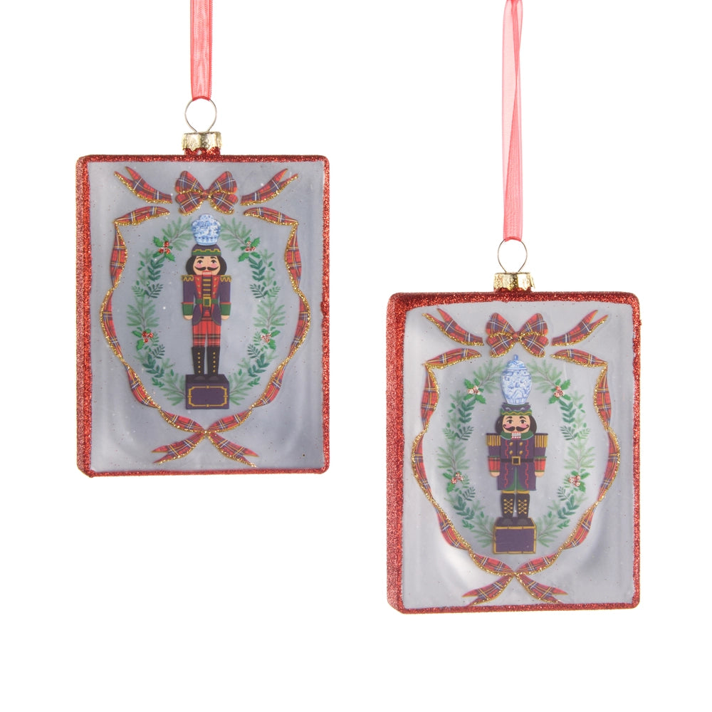 Noble Nutcracker Rectangle Ornament