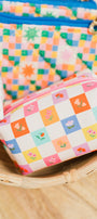 Key Chain Pouch | Checkerboard Blooms