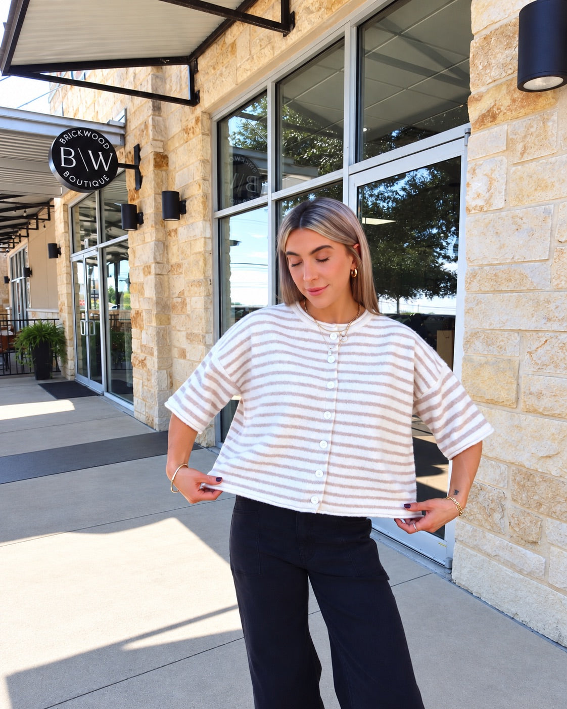 Hattie Knit Top | Natural
