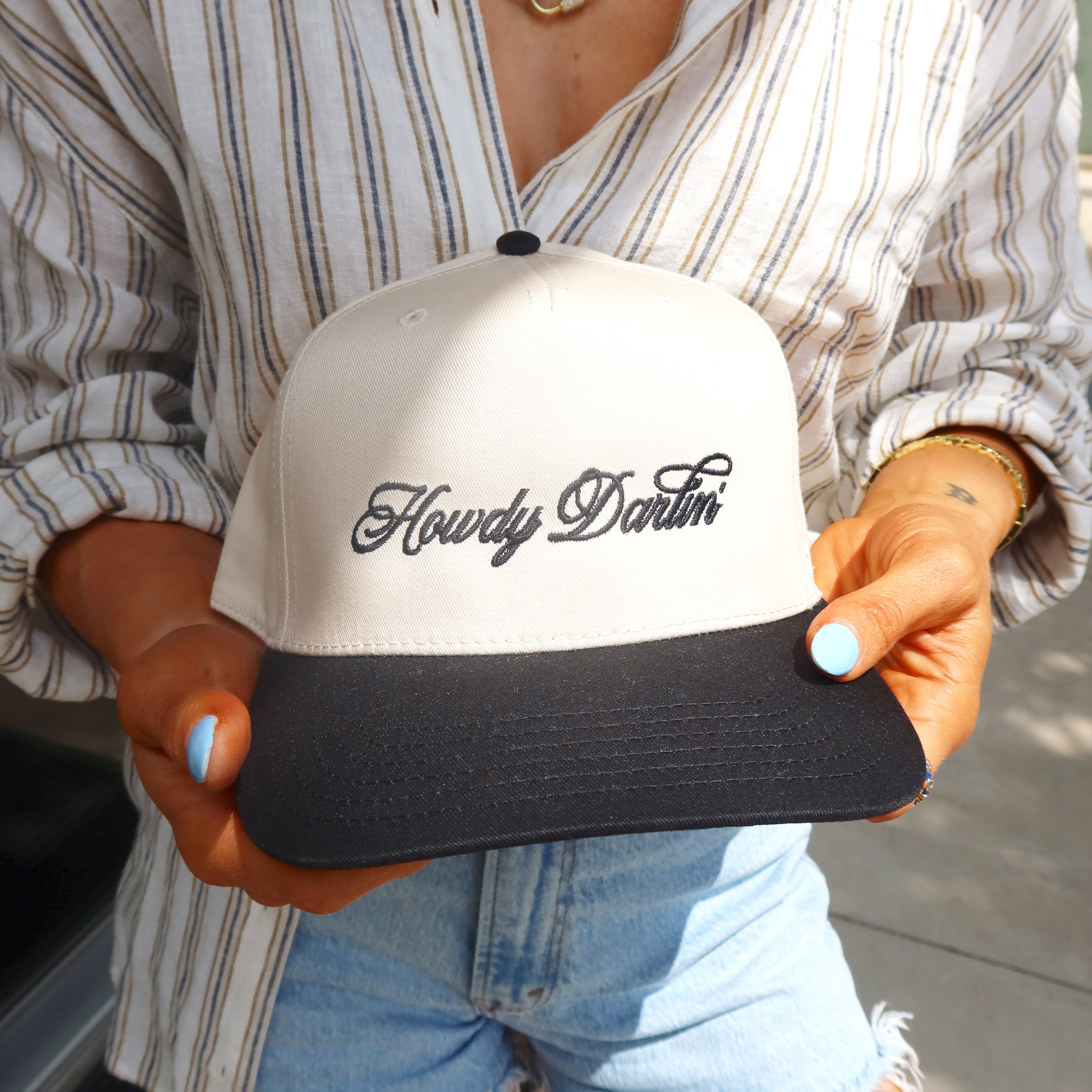 Howdy Darlin' Hat | Black + Tan