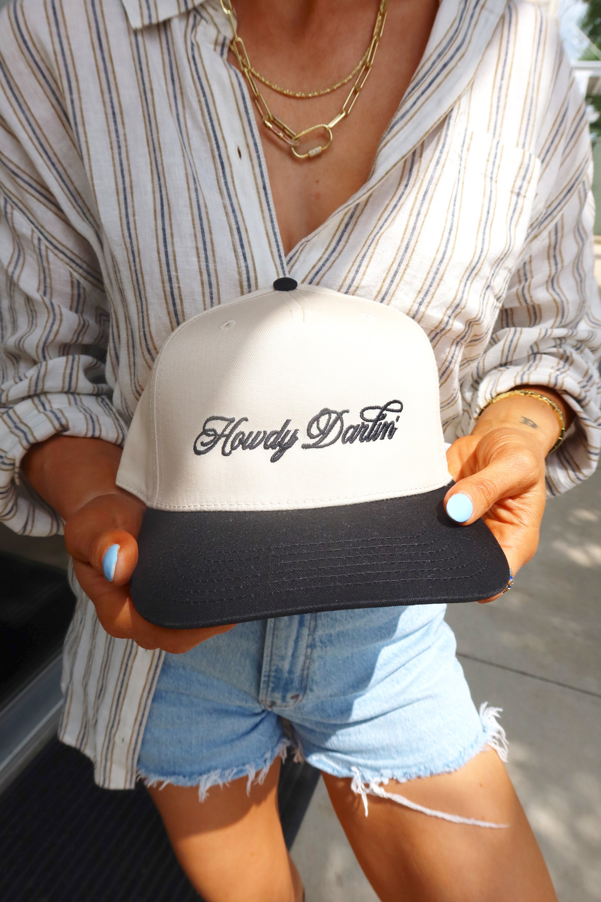 Howdy Darlin' Hat | Black + Tan