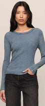 Arlet Mini Thermal Top | Mineral Blue
