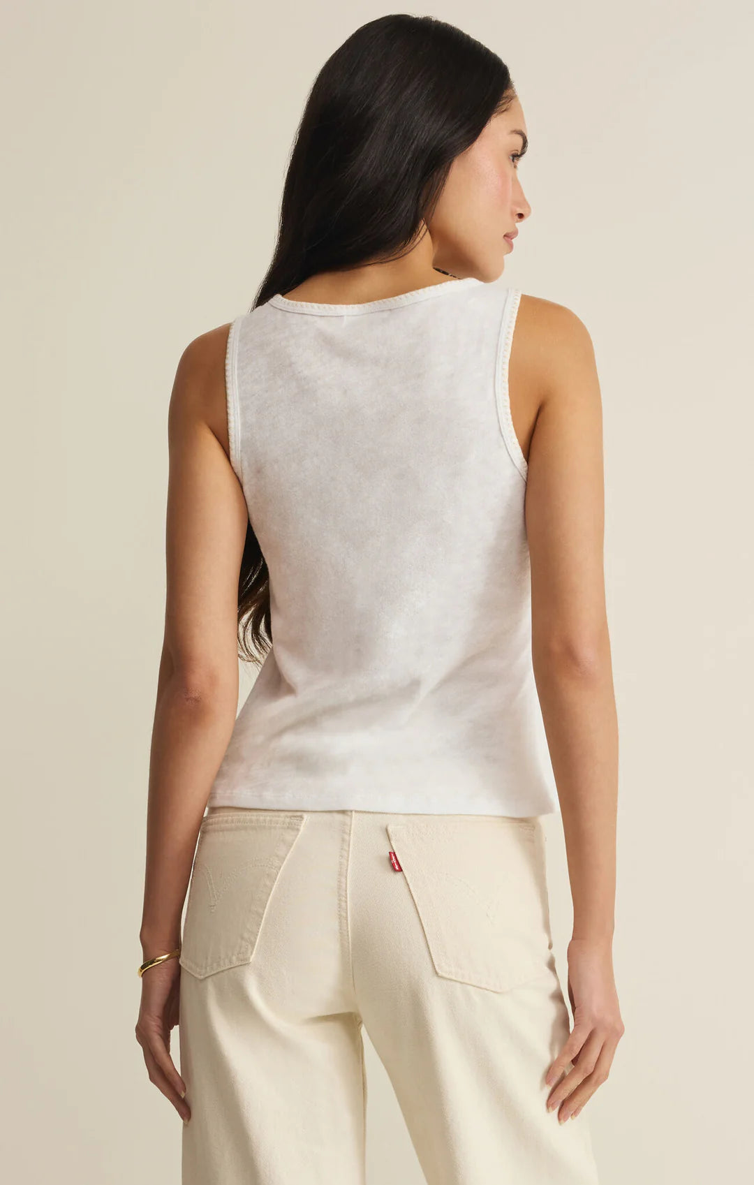 Z Supply | Julian Crochet Tank | White