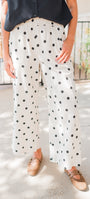 Dottie Pants | Ecru + Black