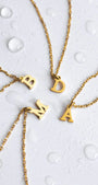 18K Gold Plated Dainty Initial Necklace | Select Initial