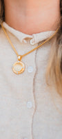 Julie Vos | Cobblestone Demi Necklace | Ivory Cat's Eye