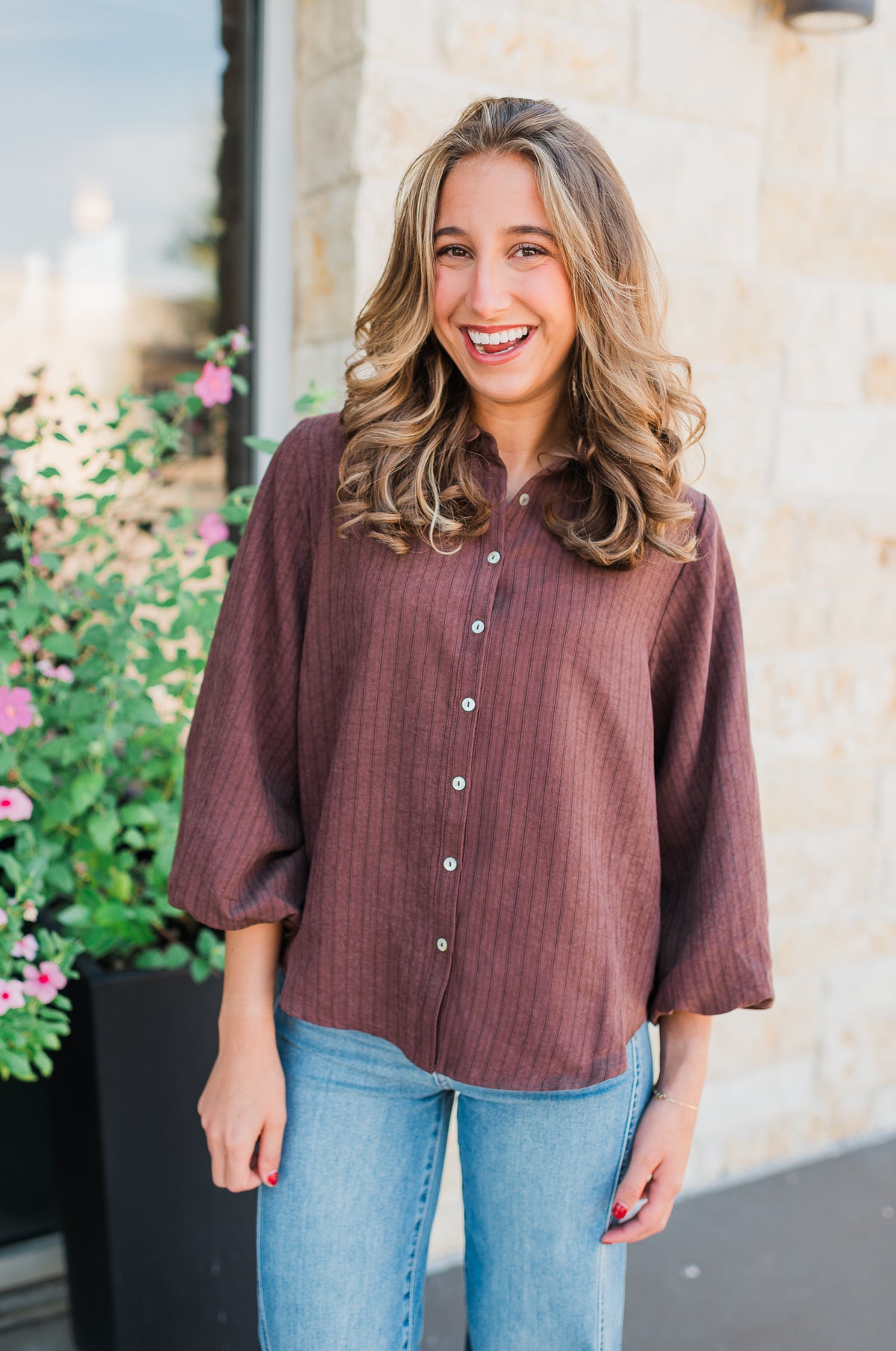 Gabrielle Top | Chocolate