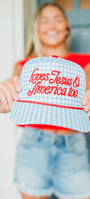 Canvas Hat | Loves Jesus + America Too