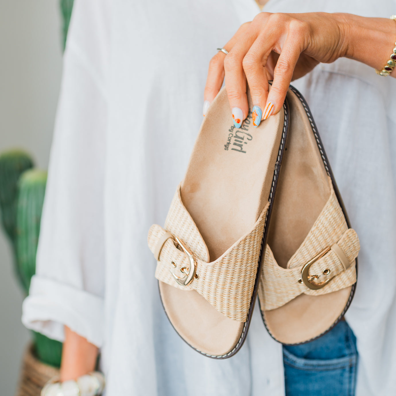 Passport Sandals | Raffia
