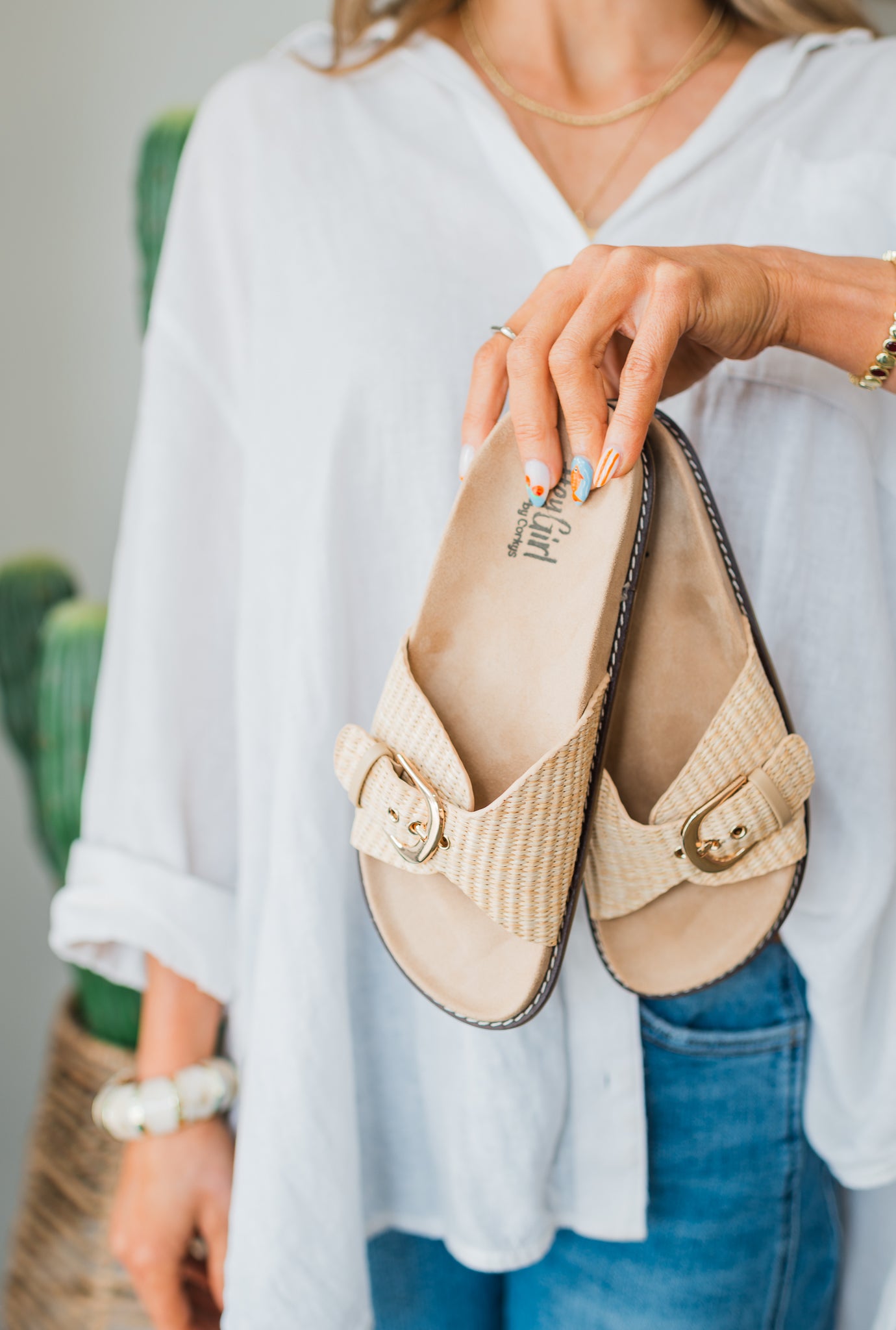 Passport Sandals | Raffia