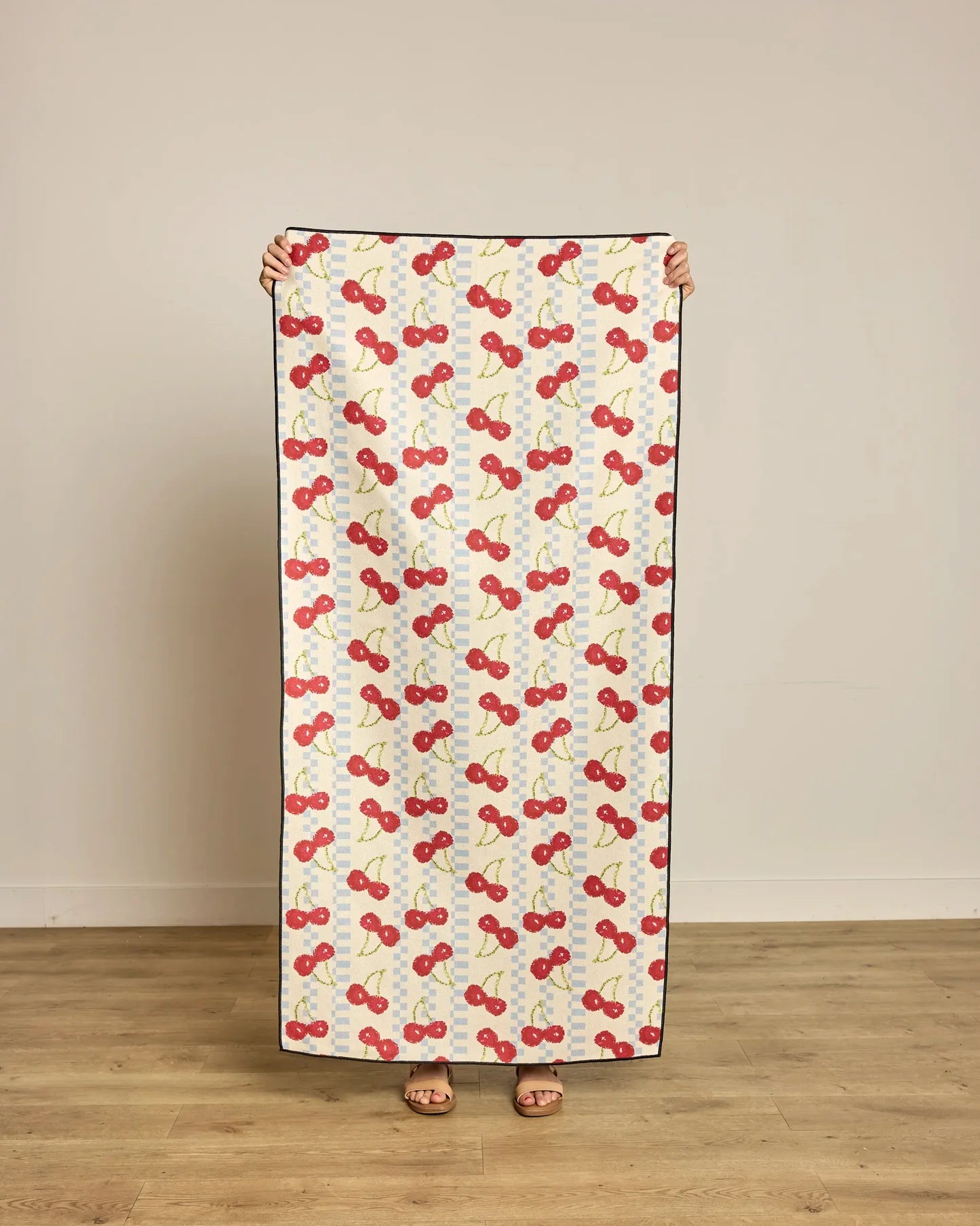 Geometry Beach Towel | Cherry Pop