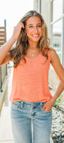 Camryn Knit Top | Sunkist