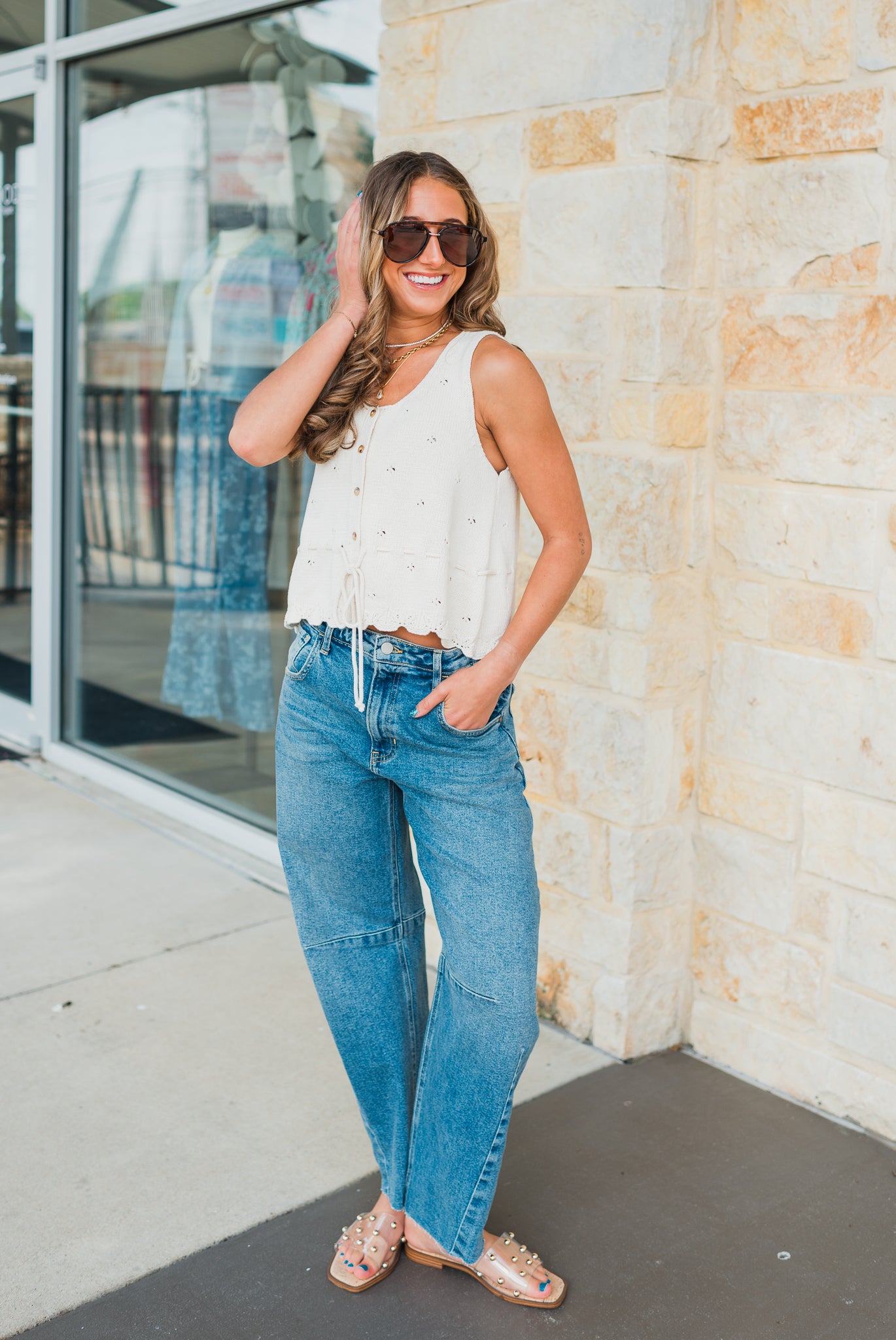 Jayne Top | Cream