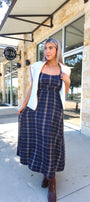 Z Supply | Evermore Plaid Midi Dress | Eclipse