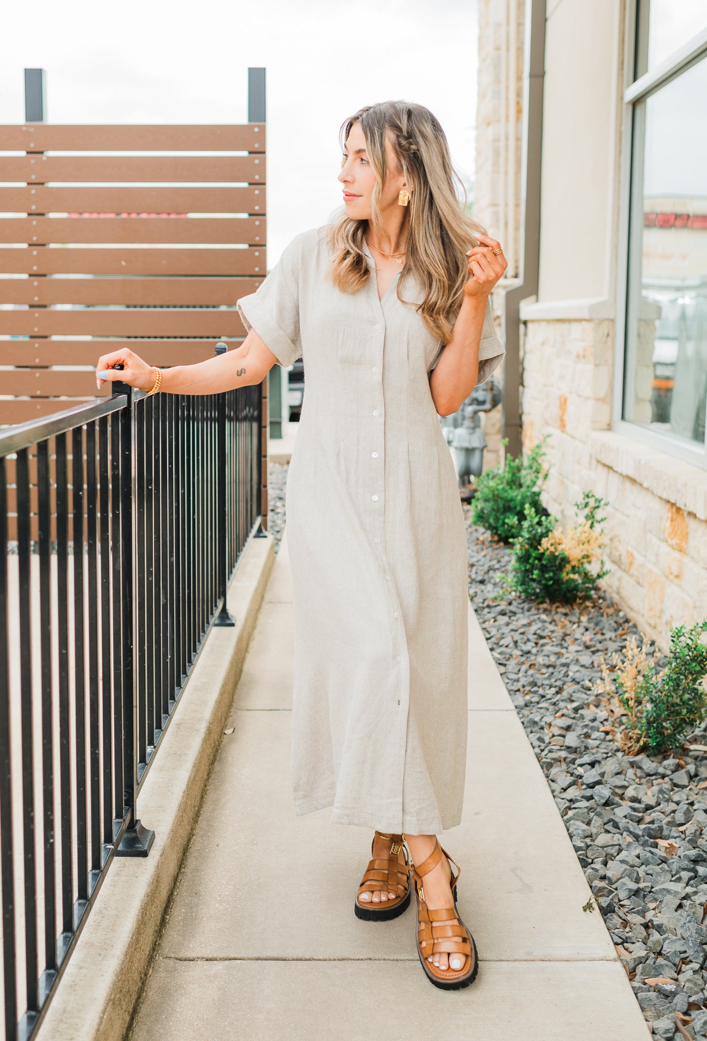 Monaco Dress | Natural