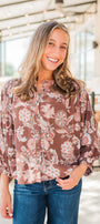 Harlan Top | Vintage Brown