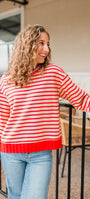 Kai Sweater | Red Stripe