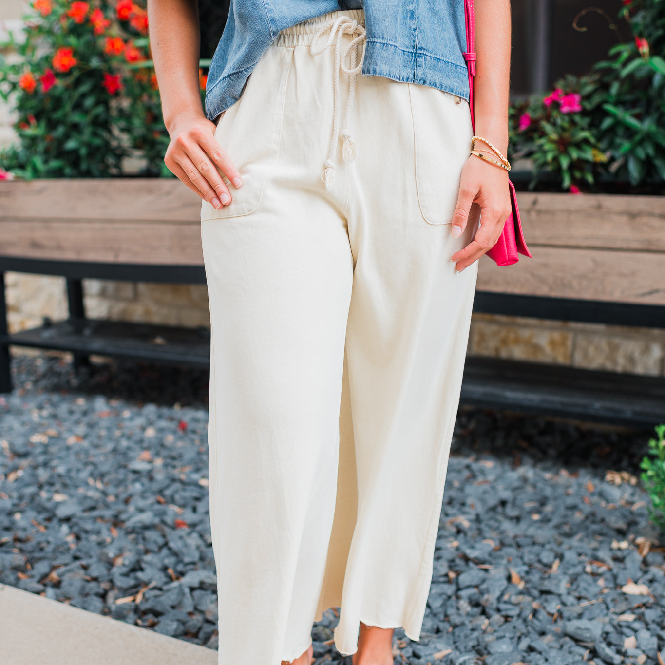 Siesta Key Pants | Ecru