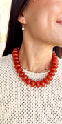 Necklace | Burnt Orange