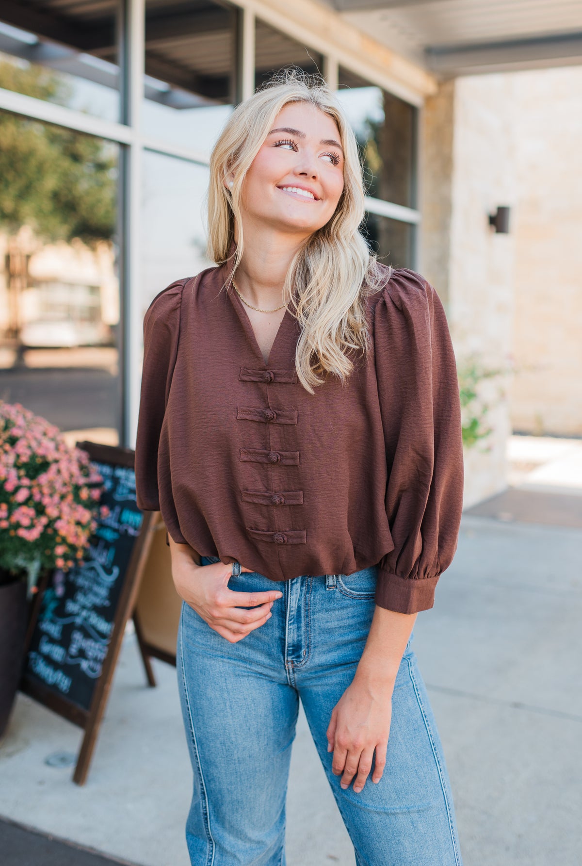 Regina Top | Espresso