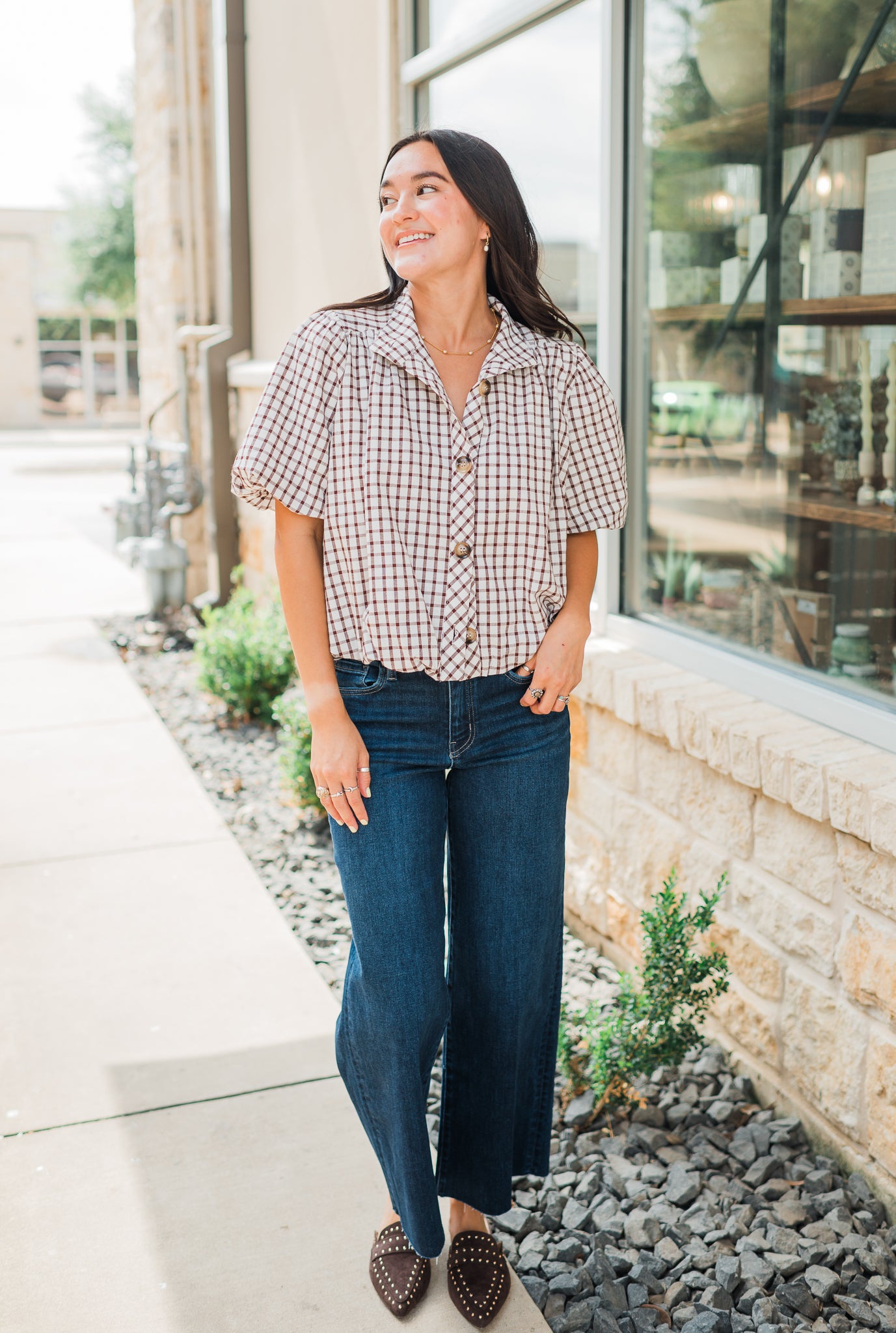 Syndie Top | Brown