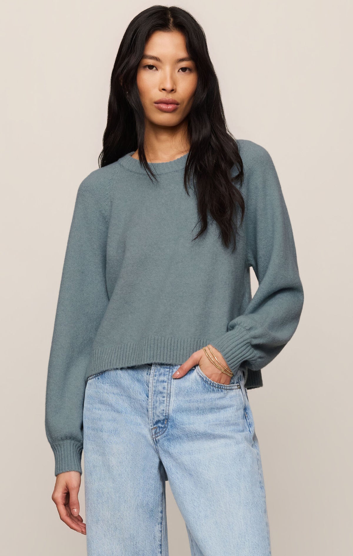 Z Supply | Coming Up Sweater | Soft Succulent