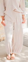 Costa Rica Pants | Khaki Stripe