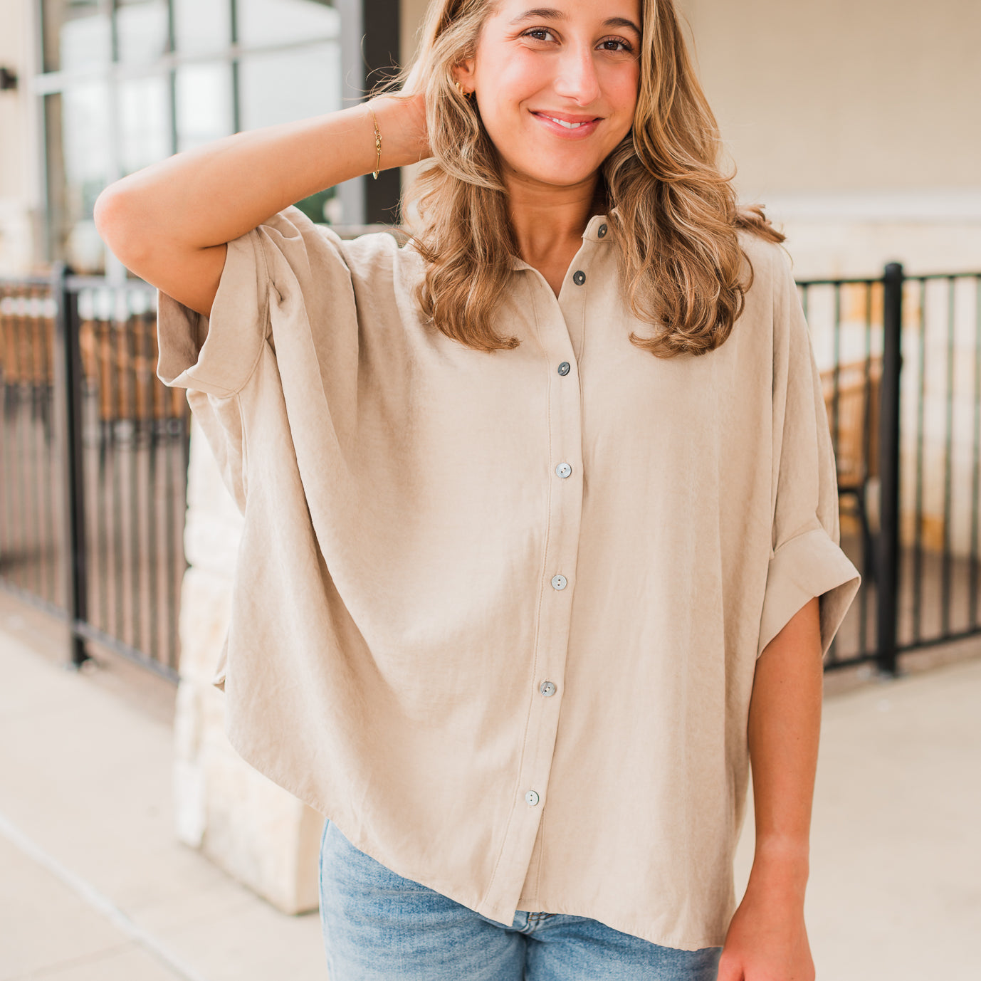 Laine Top | Khaki
