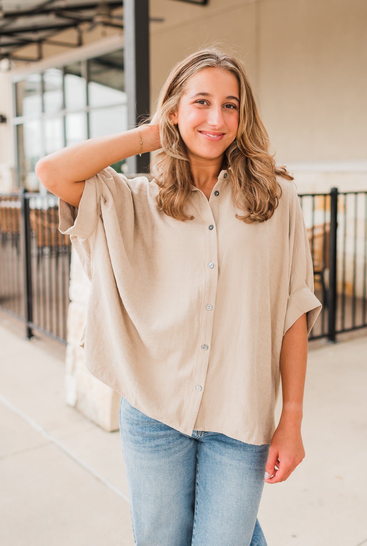 Laine Top | Khaki