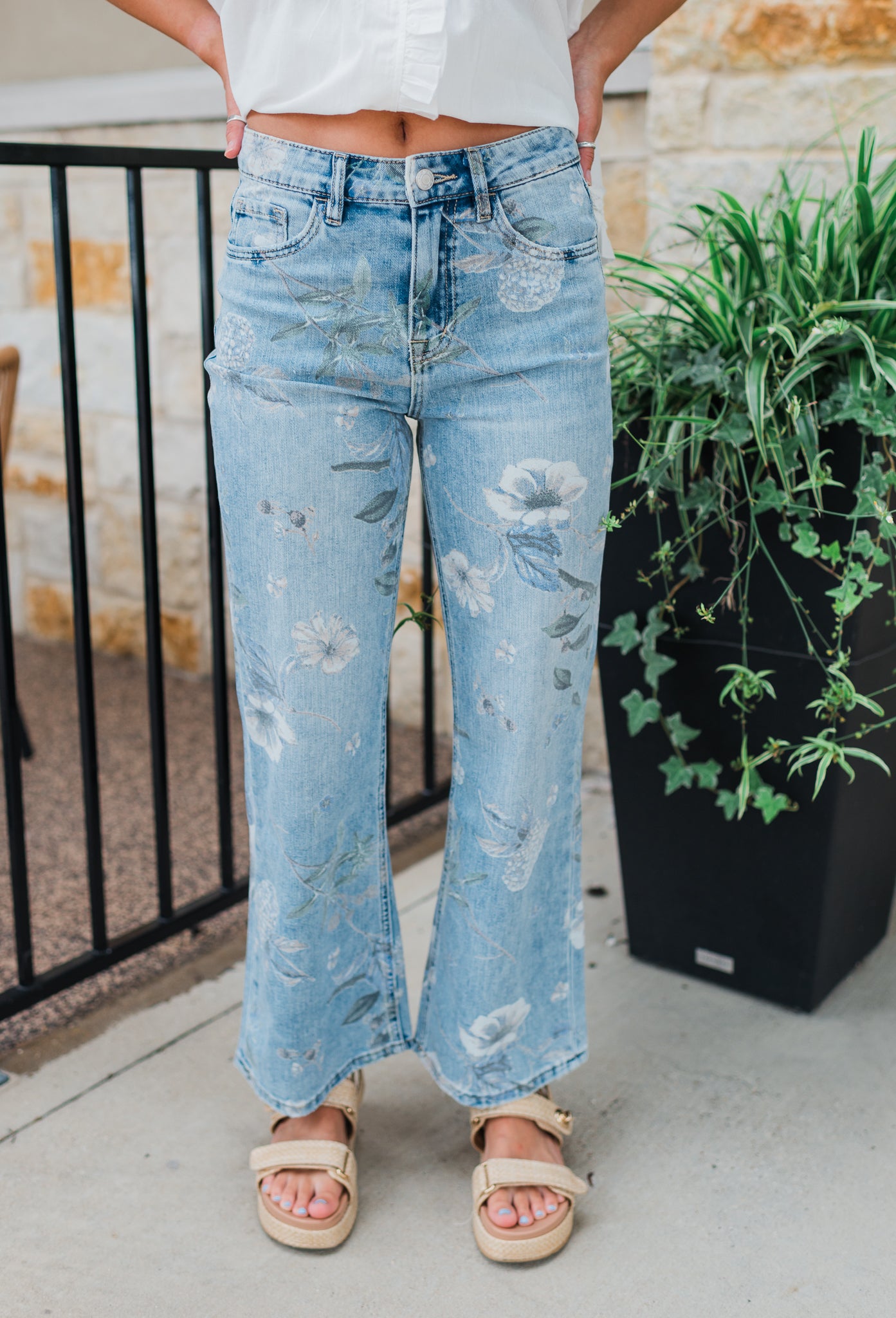 Maisie Jeans | Floral Print