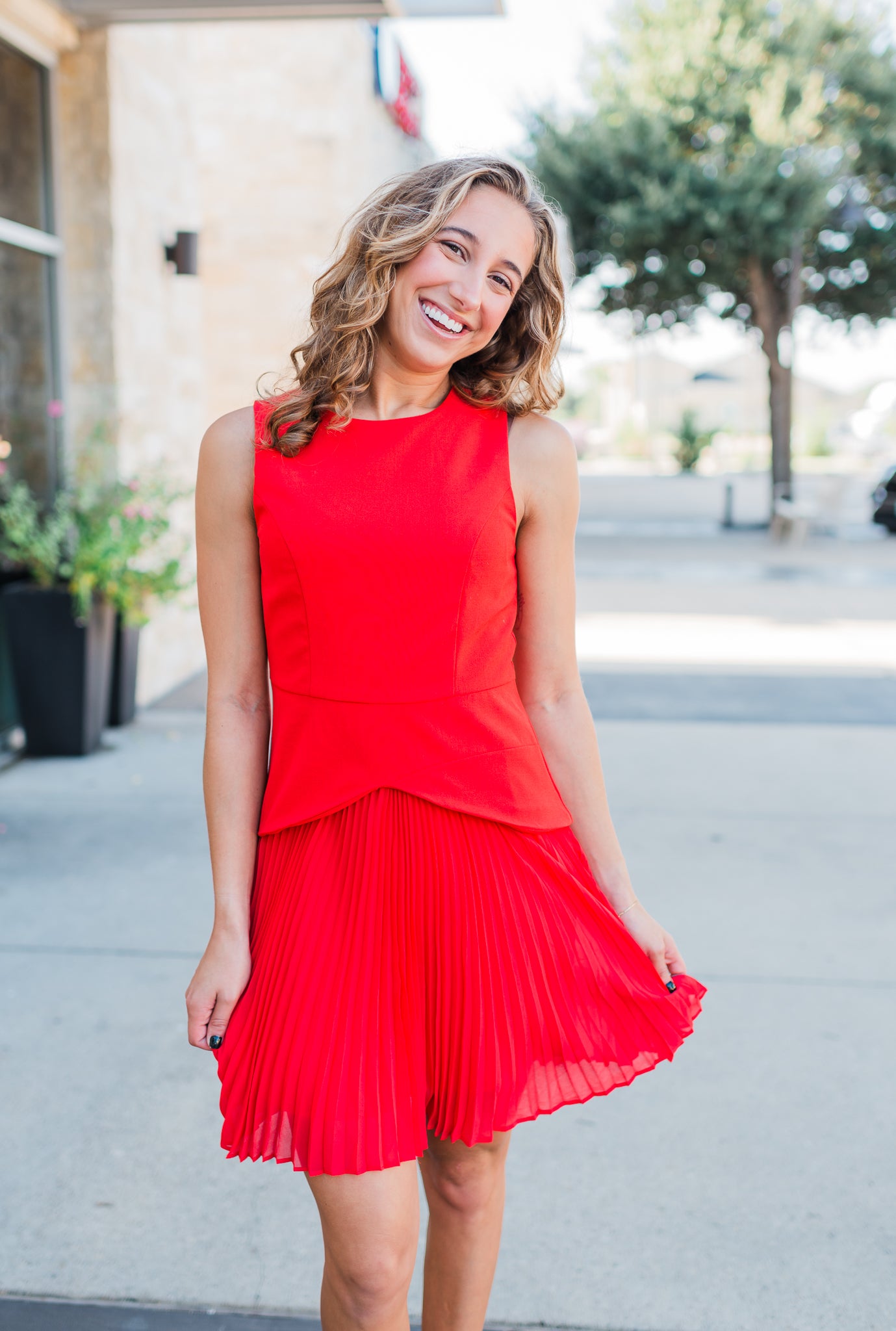 Reagan Dress | Red