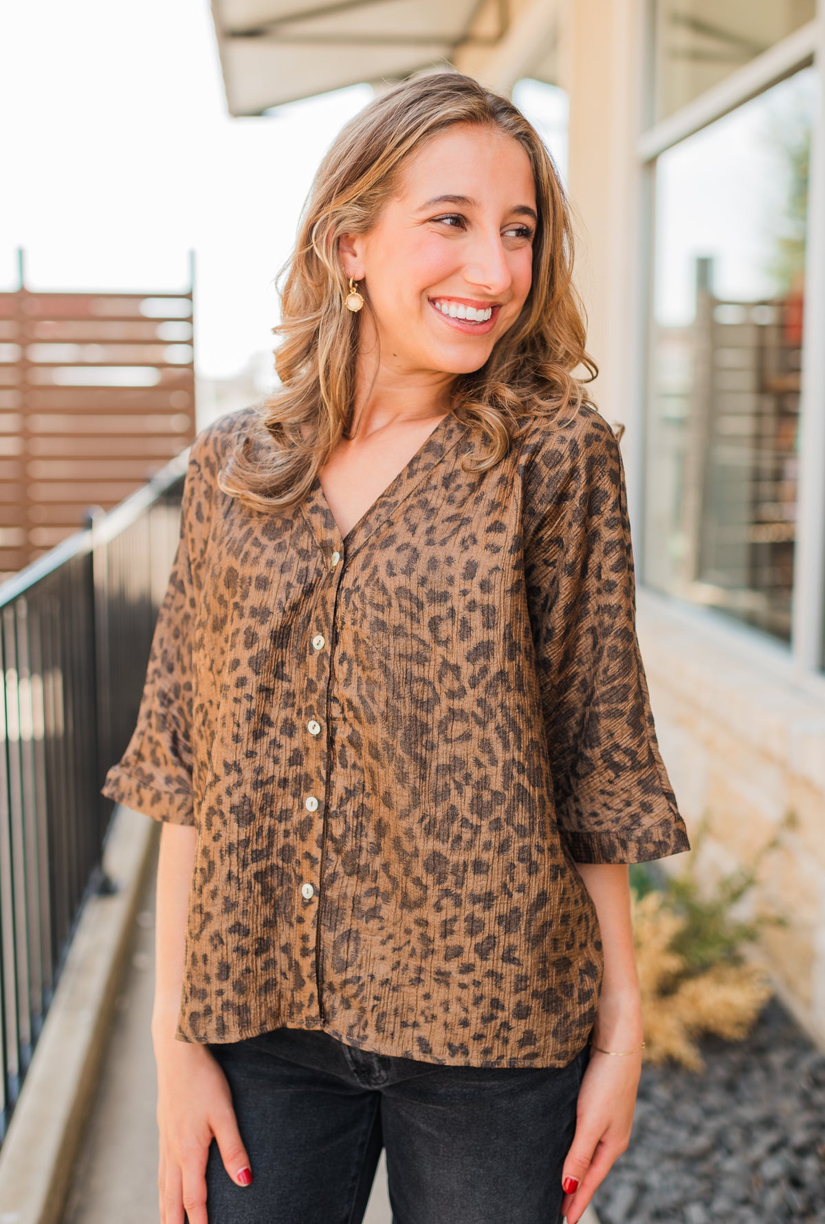 Millie Top | Leopard