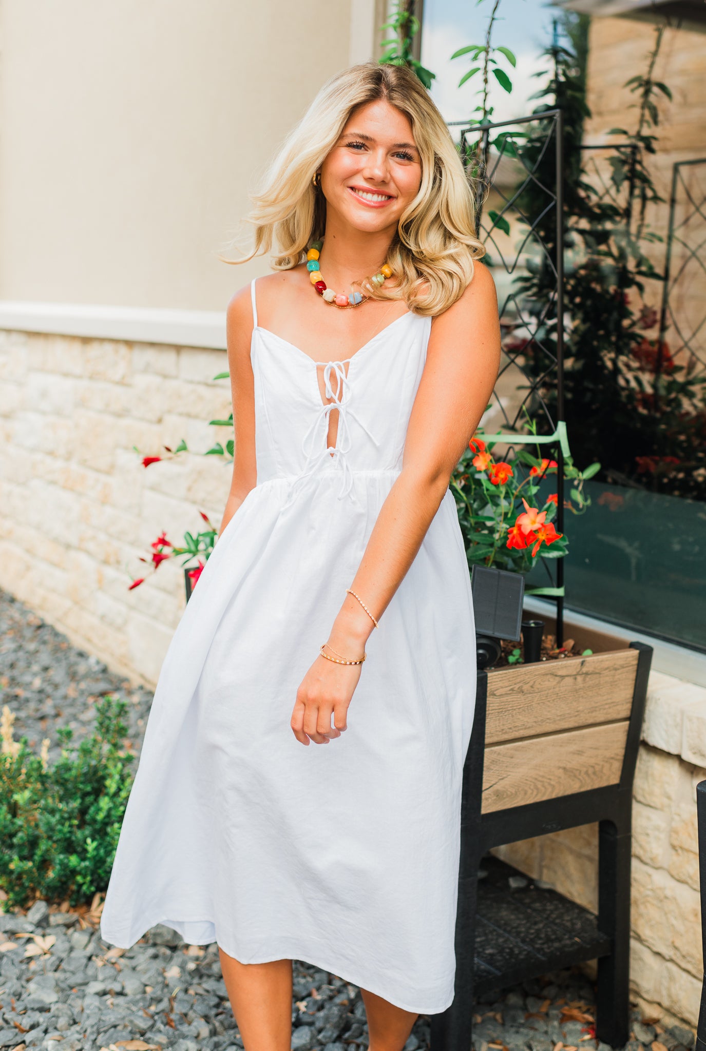 Sonata Dress | Optic White