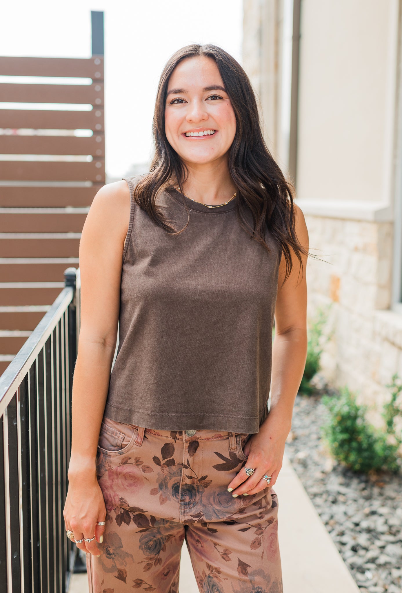 Z Supply | Sloane Tank | Dark Chocolate