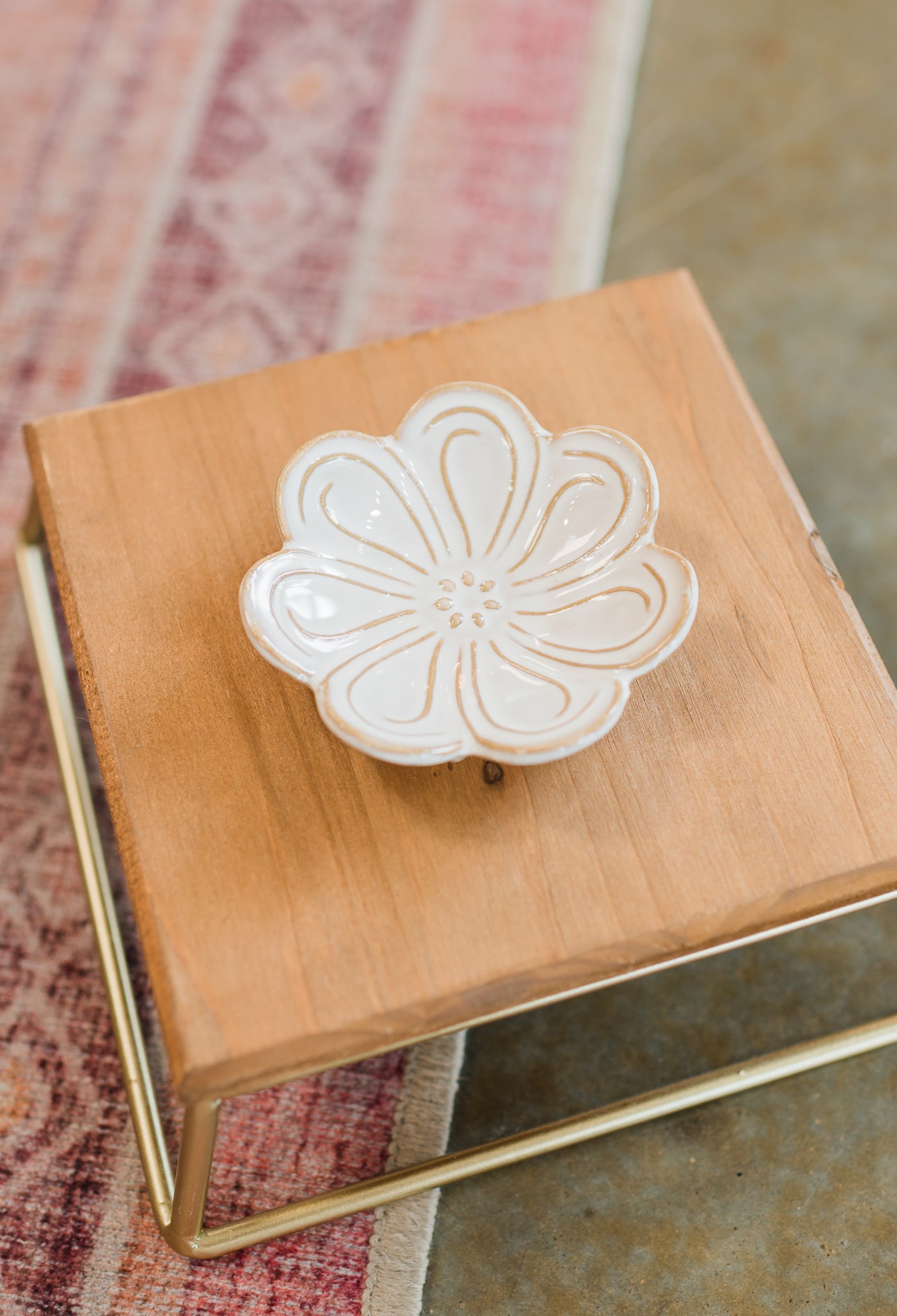 Trinket Dish | Gardenia Flower