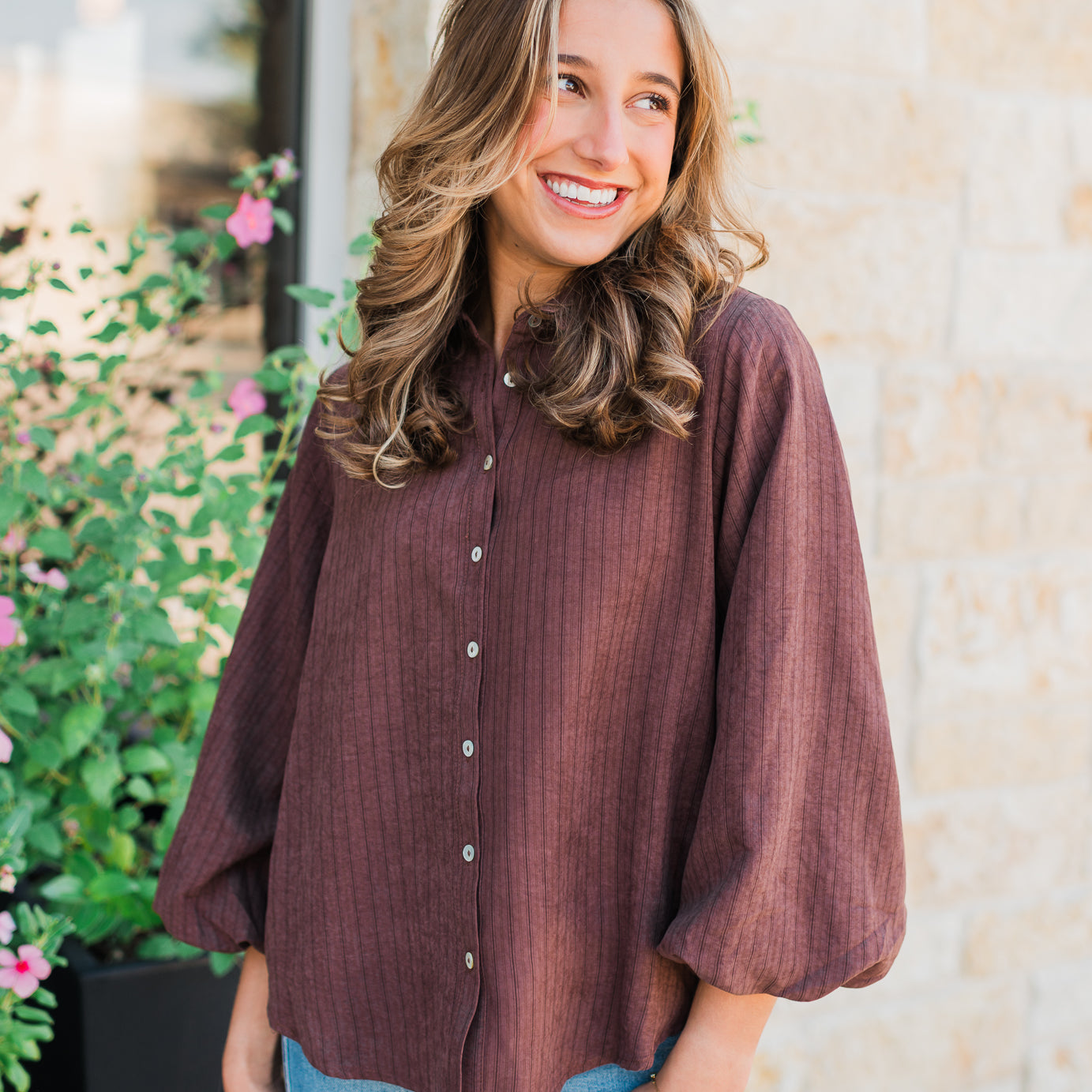 Gabrielle Top | Chocolate