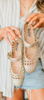 Mixed Feelings Mary Janes | Gold