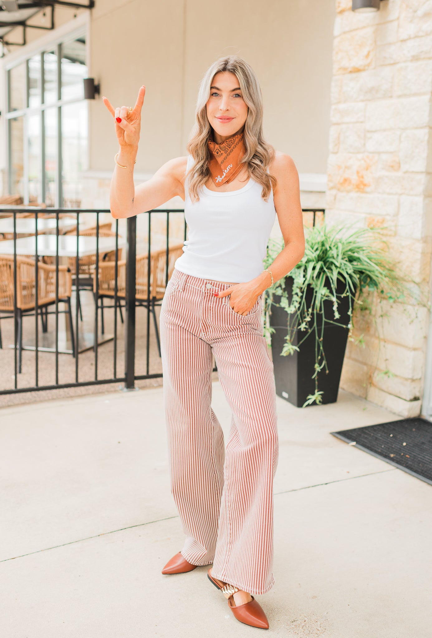 Austin Jeans | Cinnamon Stripe
