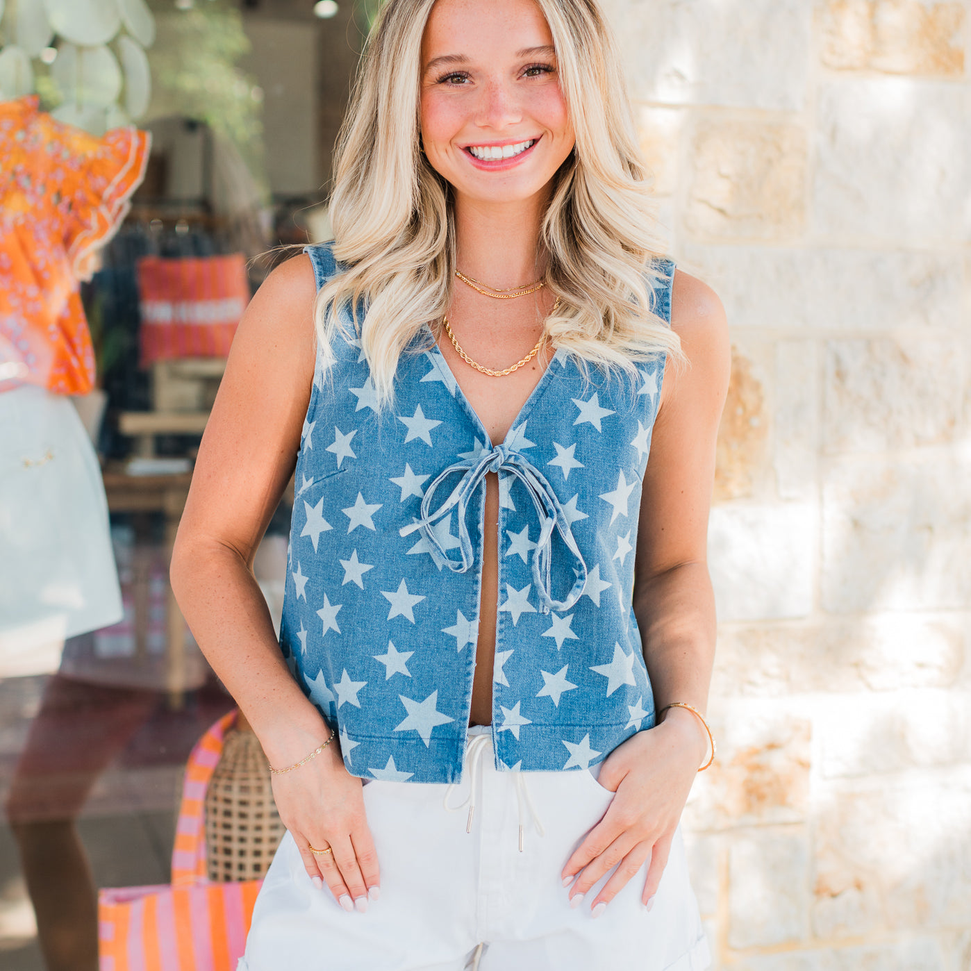Starstruck Vest | Denim