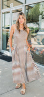 Jolie Dress | Latte Gingham