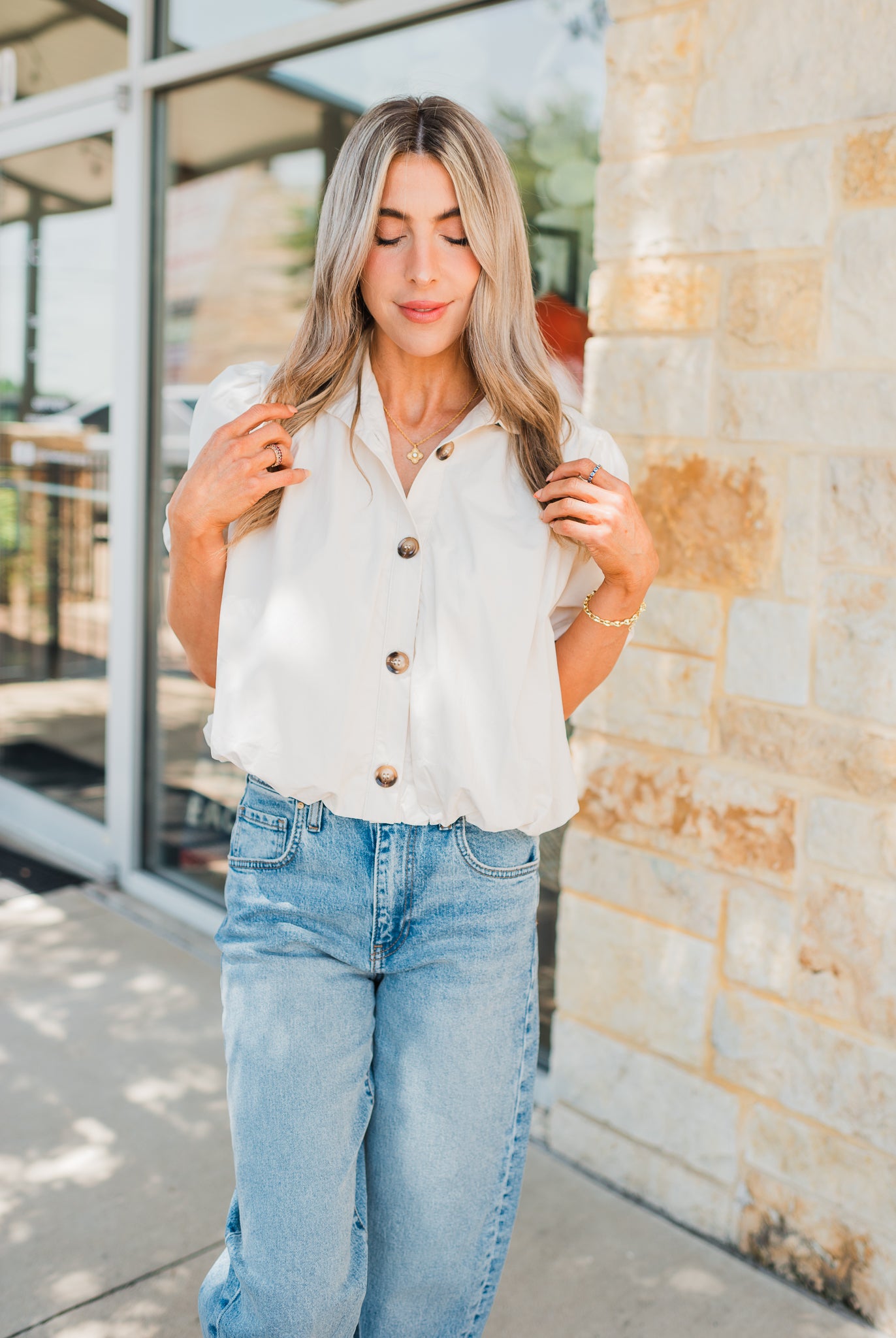 Tate Top | Ecru