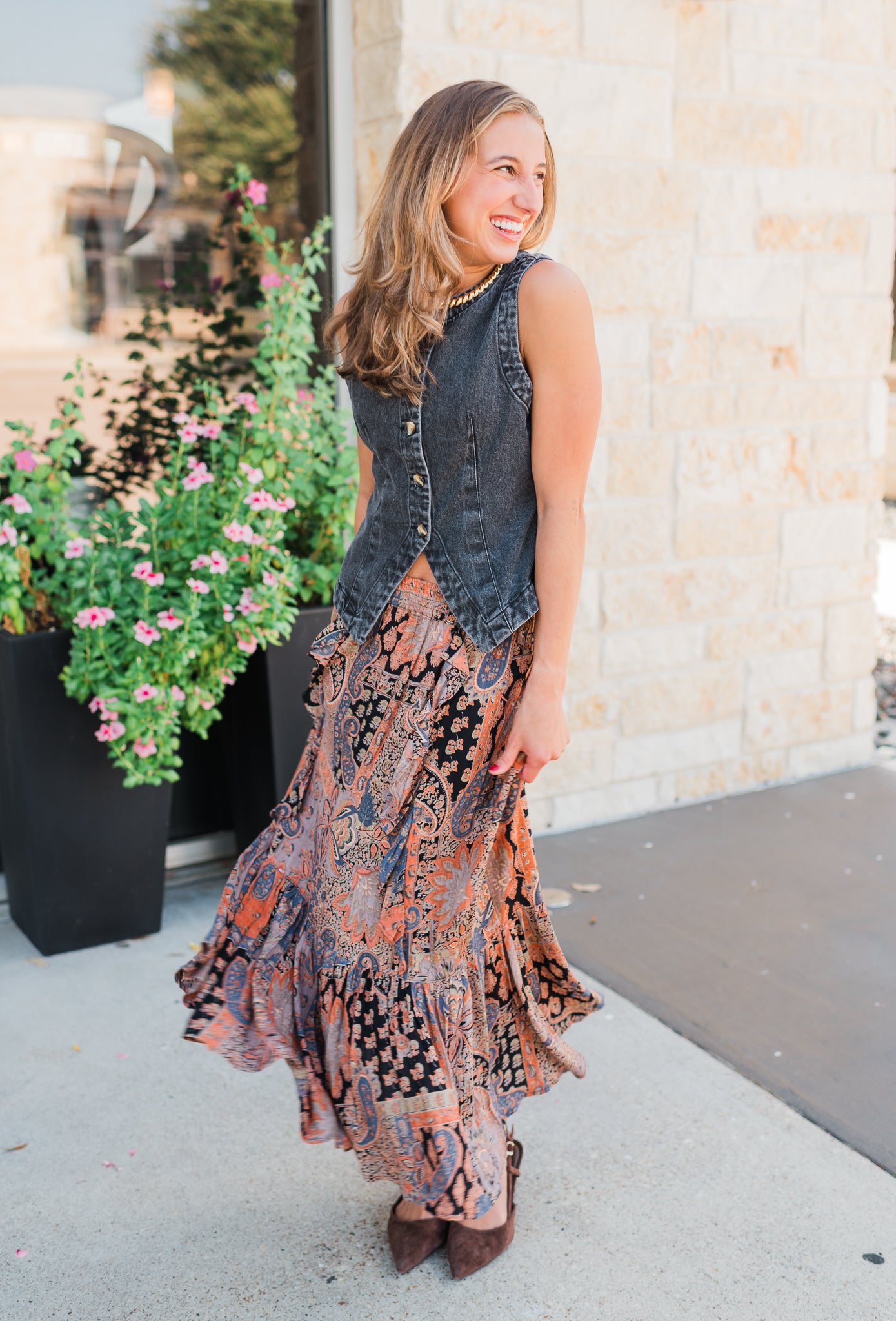 Kassidy Skirt | Black Mix