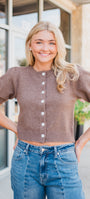 Arleigh Knit Cardigan |  Ash Brown