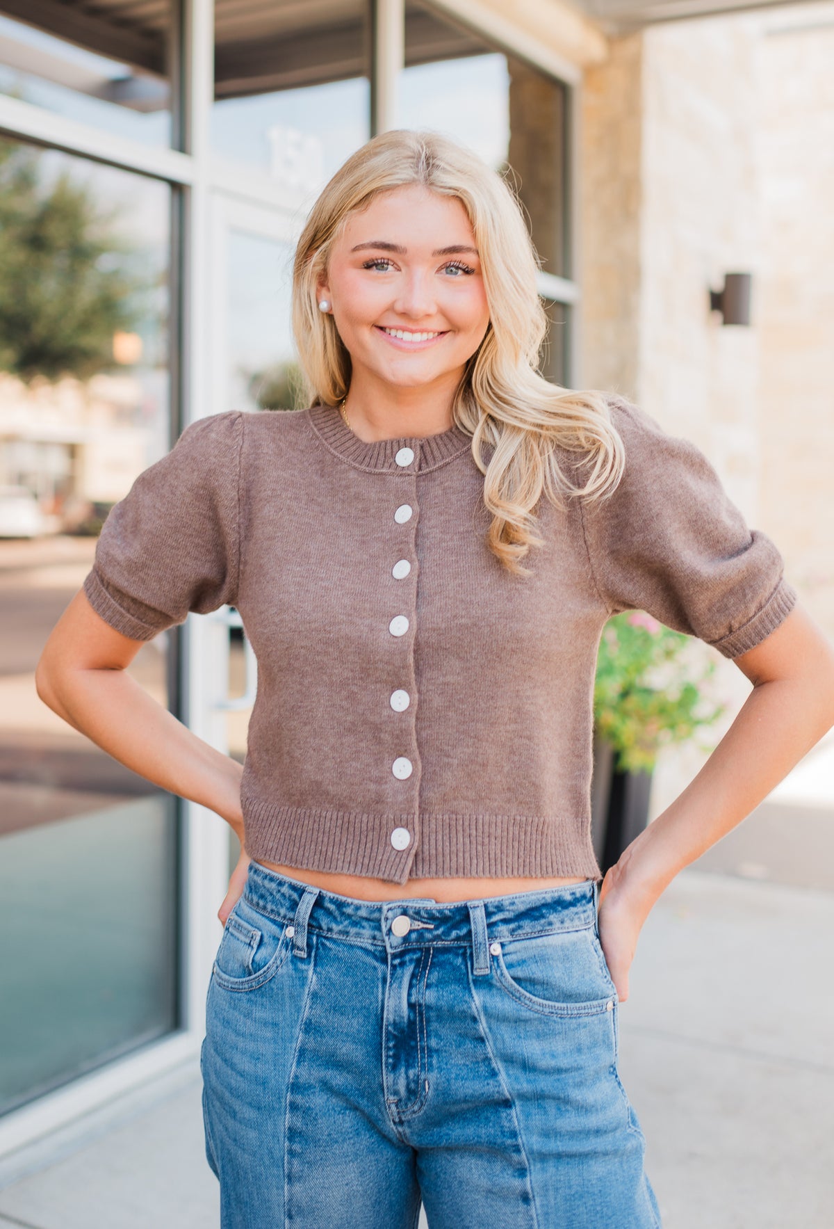 Arleigh Knit Cardigan |  Ash Brown