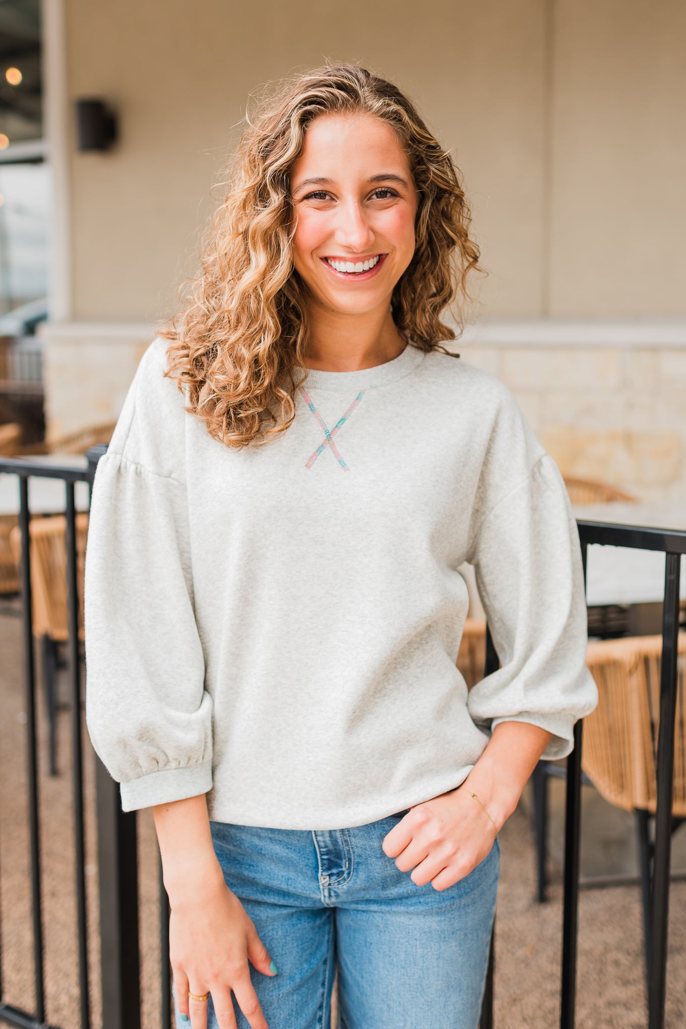 Khloe Sweatshirt | Heather Grey